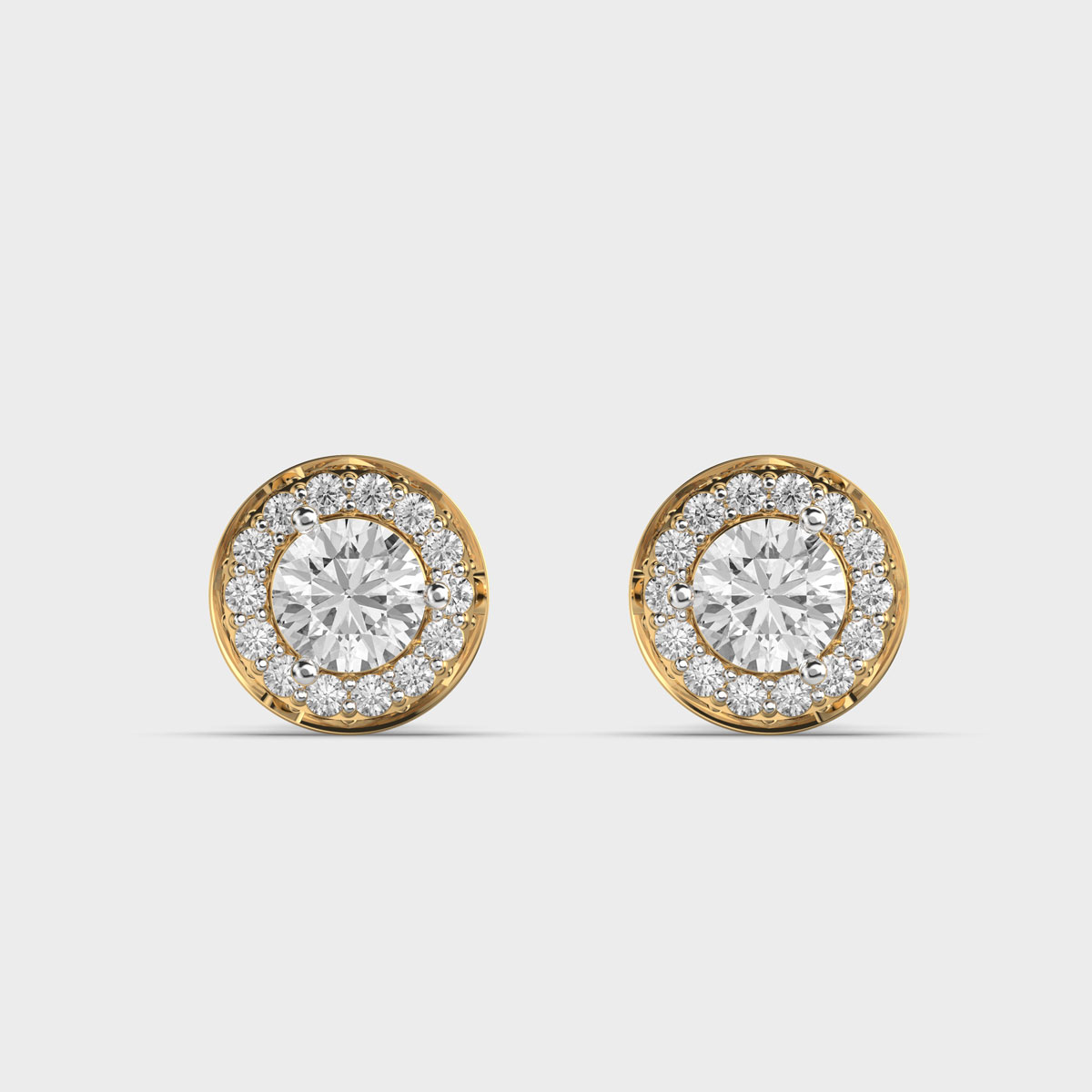 Orbit of Stars Diamond Ear Studs