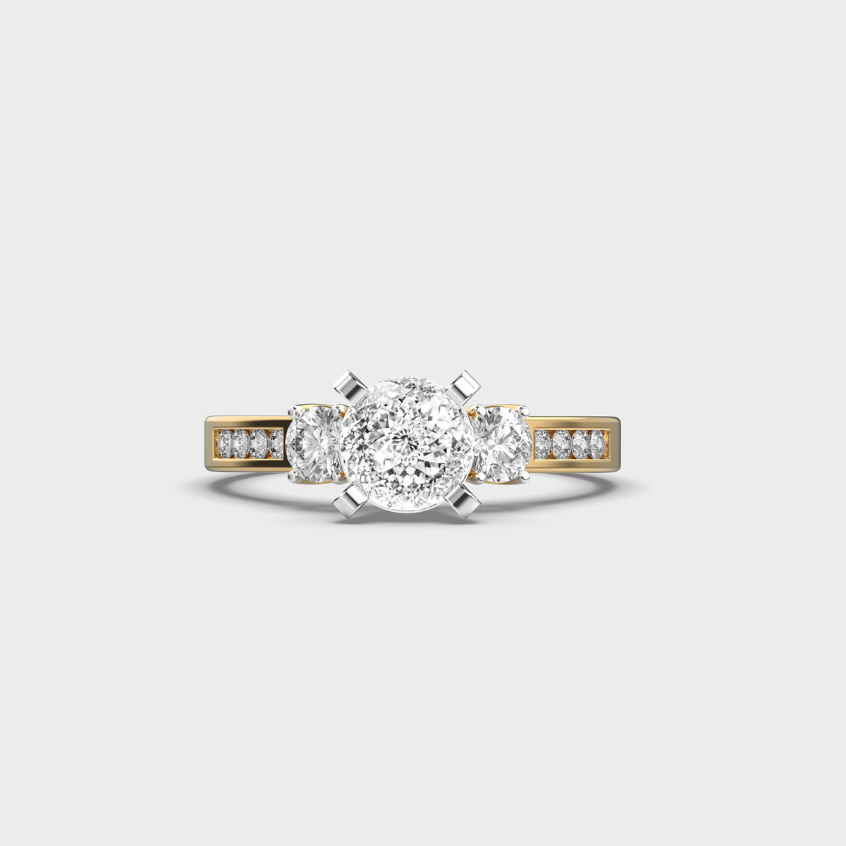 Illumé Alma Portuguese Cut Diamond Ring