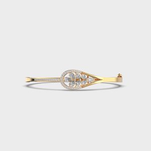 Flora and Fauna Diamond Bangle