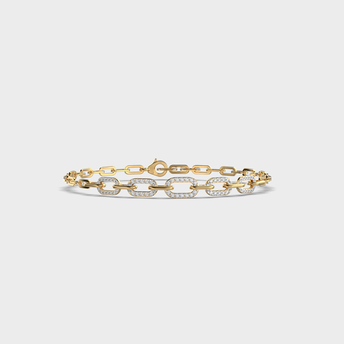 Pureline Link Line Diamond Bracelet