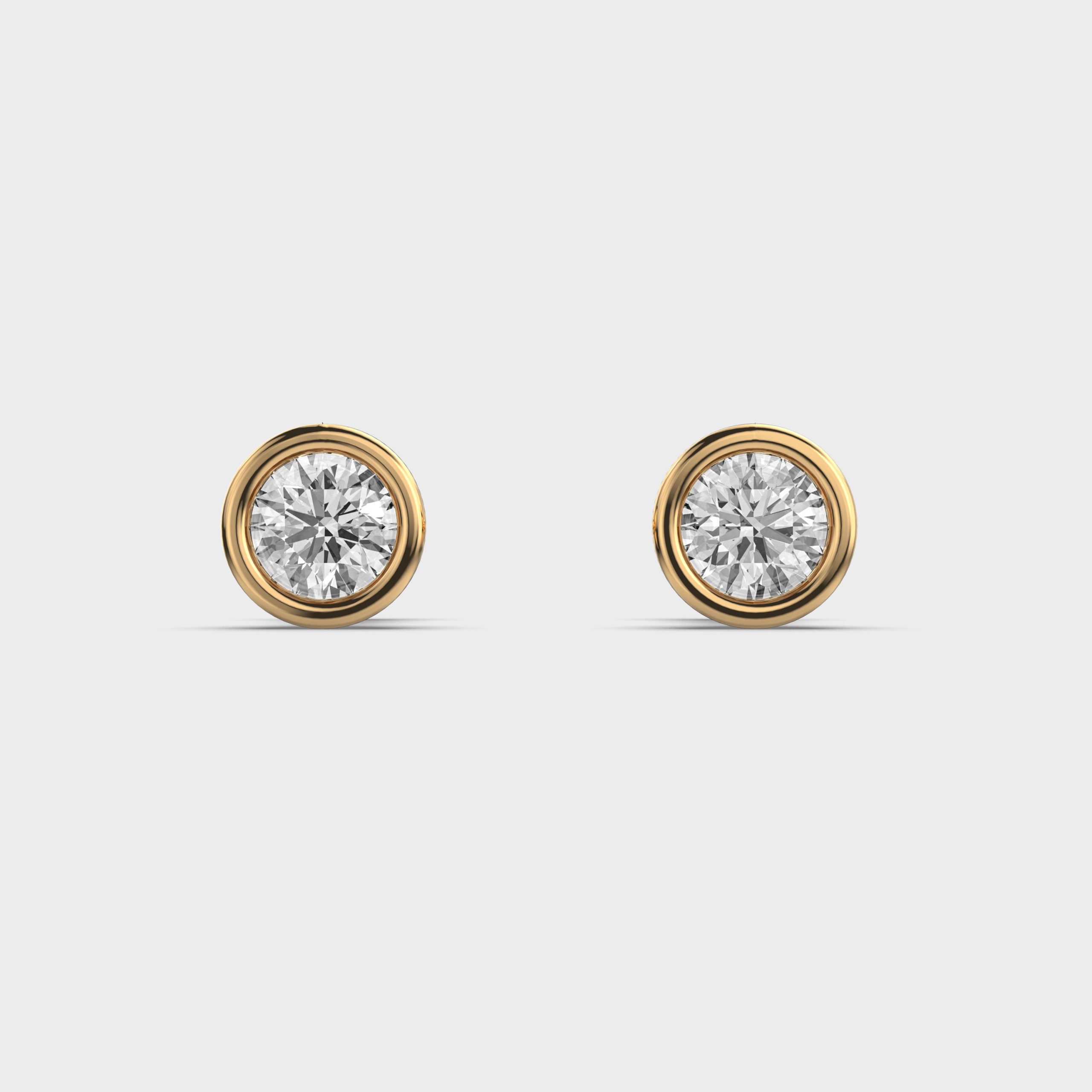 Glowing Steering Diamond Studs For Women