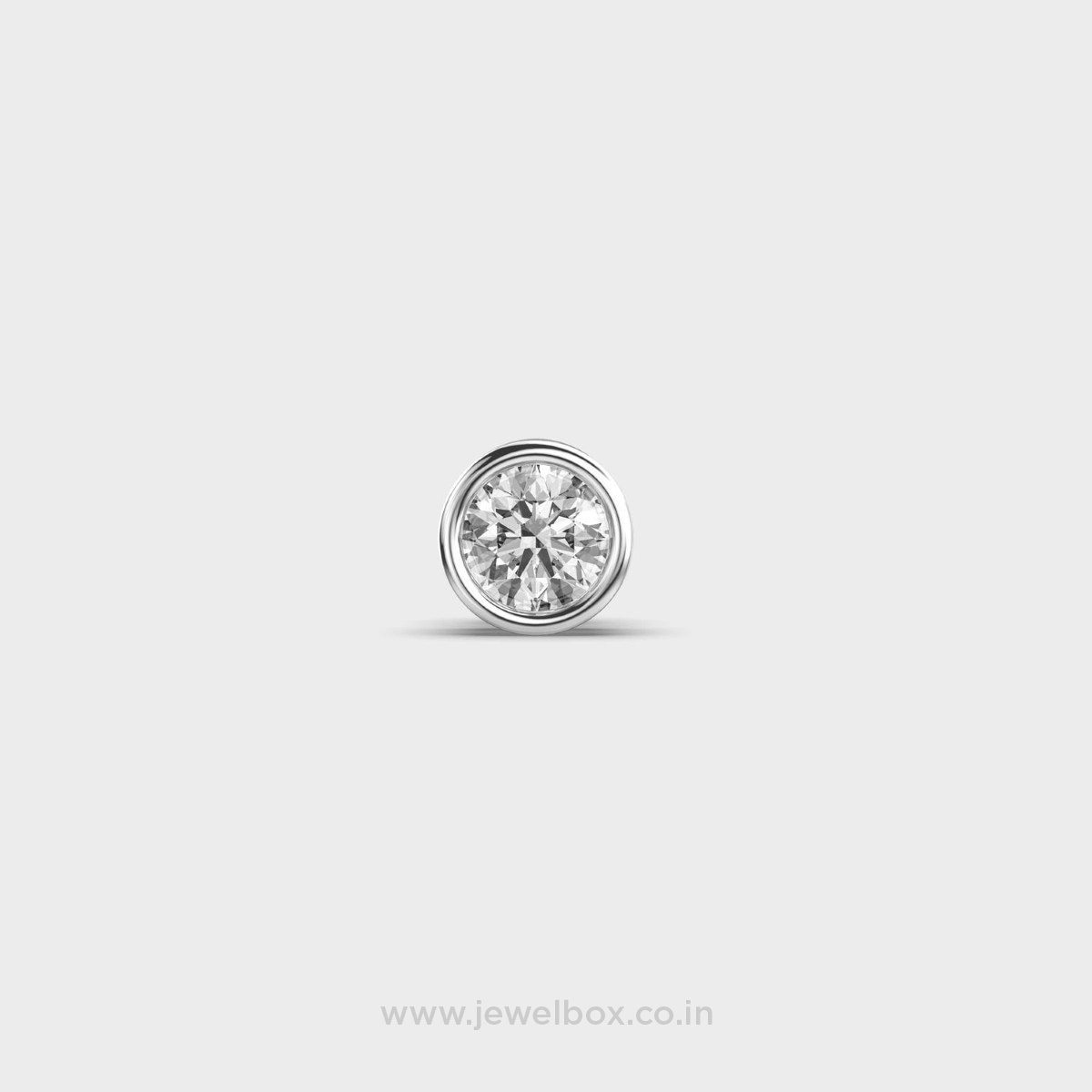 Round Glow Of Grace Diamond Stud For Men