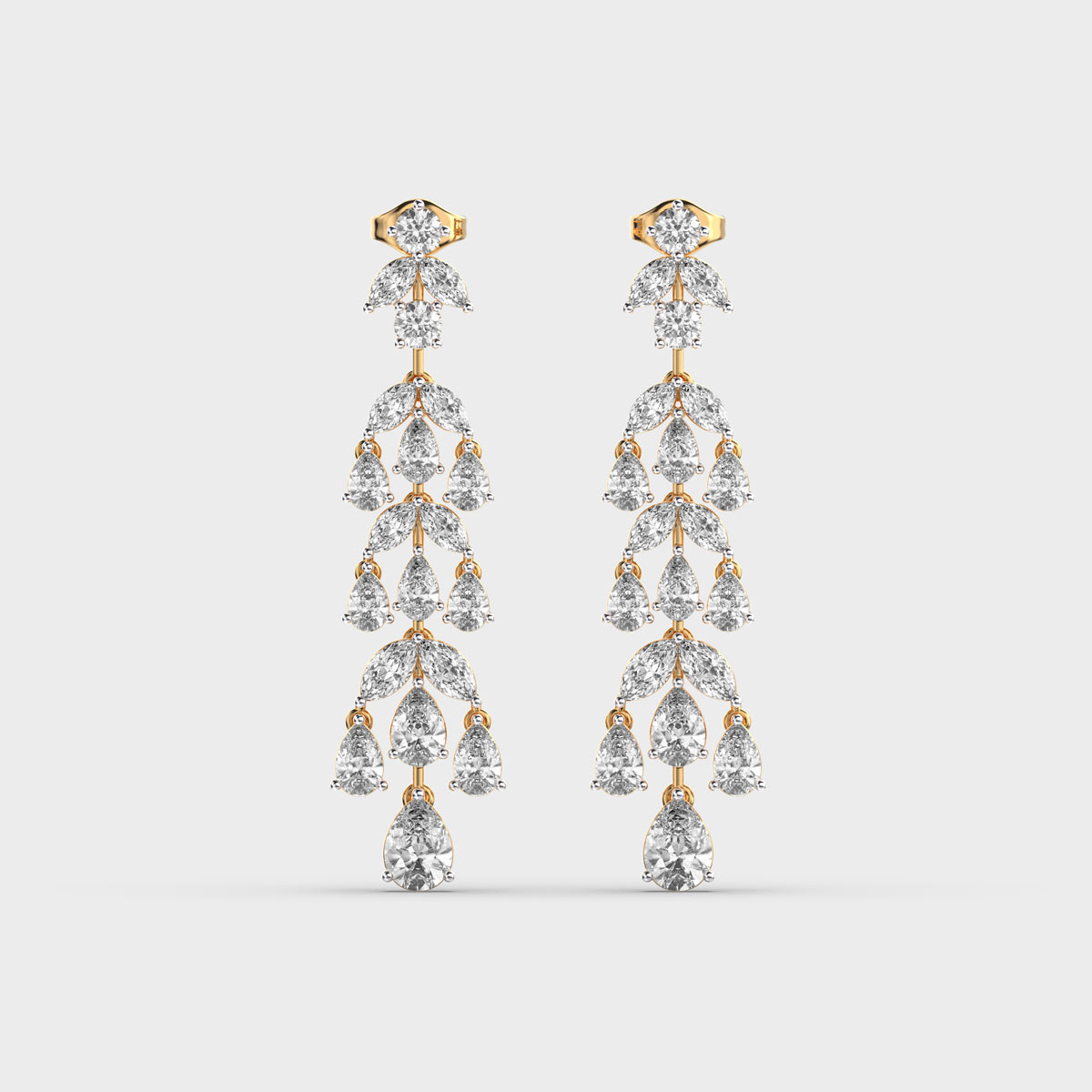 Sophia Love Diamond Drop Dangler Earrings