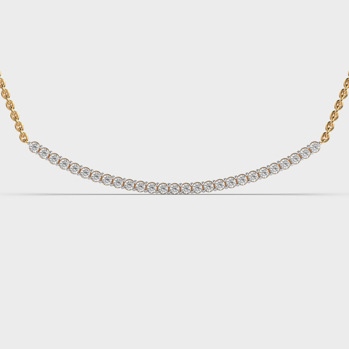 Olivia Charm Diamond Pendant With Chain