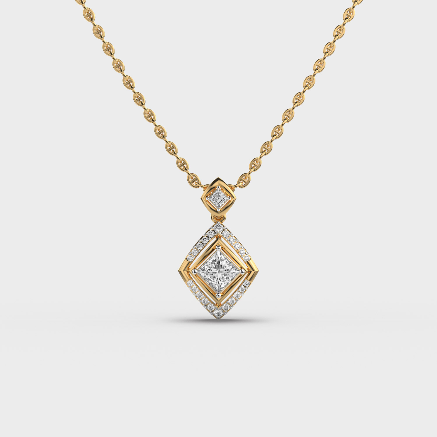 Liltstream Diamond Pendant (With Chain)