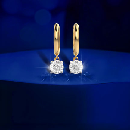 Glimmer Steak Padma Cut Diamond Earrings