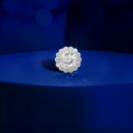 Fleurline Padma Cut Diamond Pendant (Without Chain)