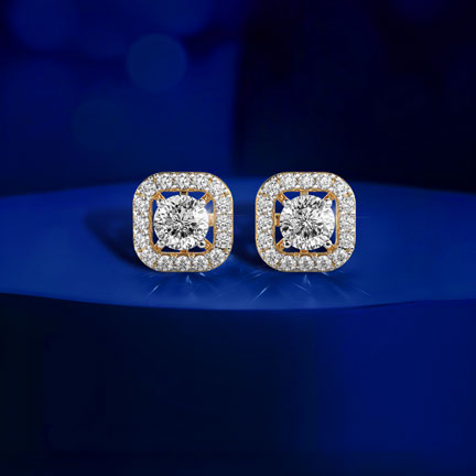 Effortless Grace Diamond Studs