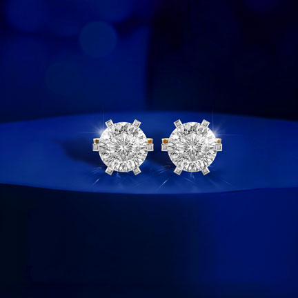 Radiant Orb Diamond Studs