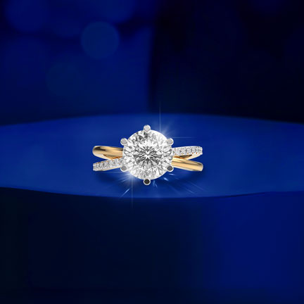 Subtle Poise Diamond Ring
