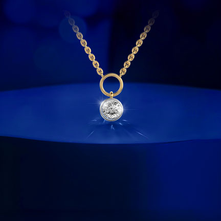 Sarojini Padma Cut Diamond Pendant (With Chain)