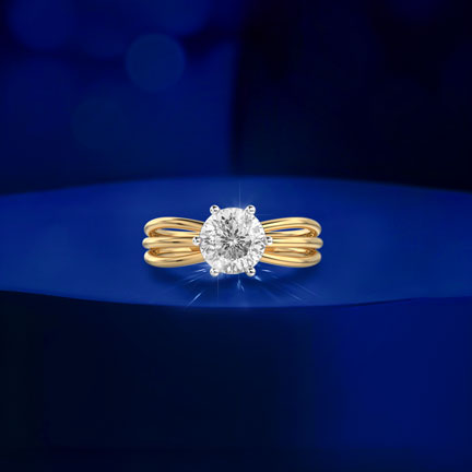 Delicate Ray Padma Cut Diamond Ring