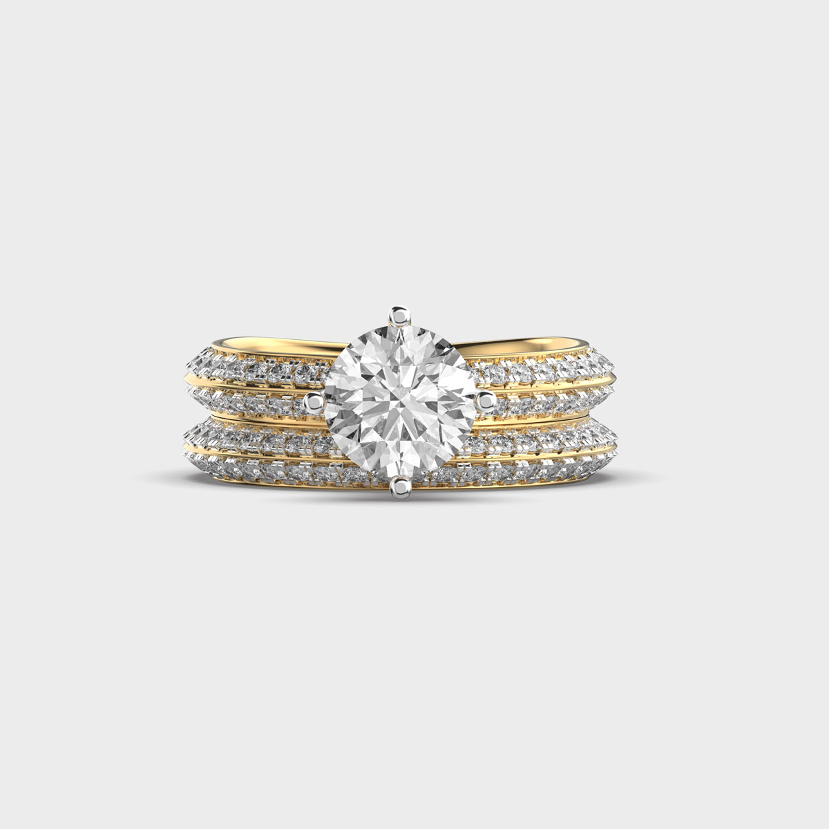 Chunky Star Diamond Ring