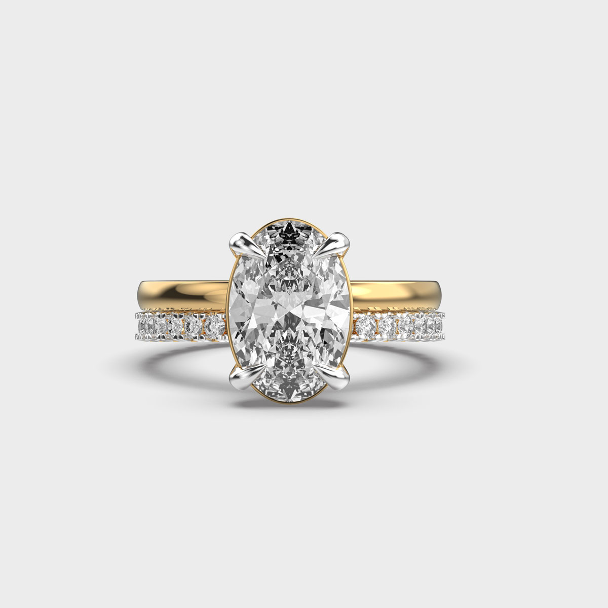 Love In Grace Oval Diamond Ring
