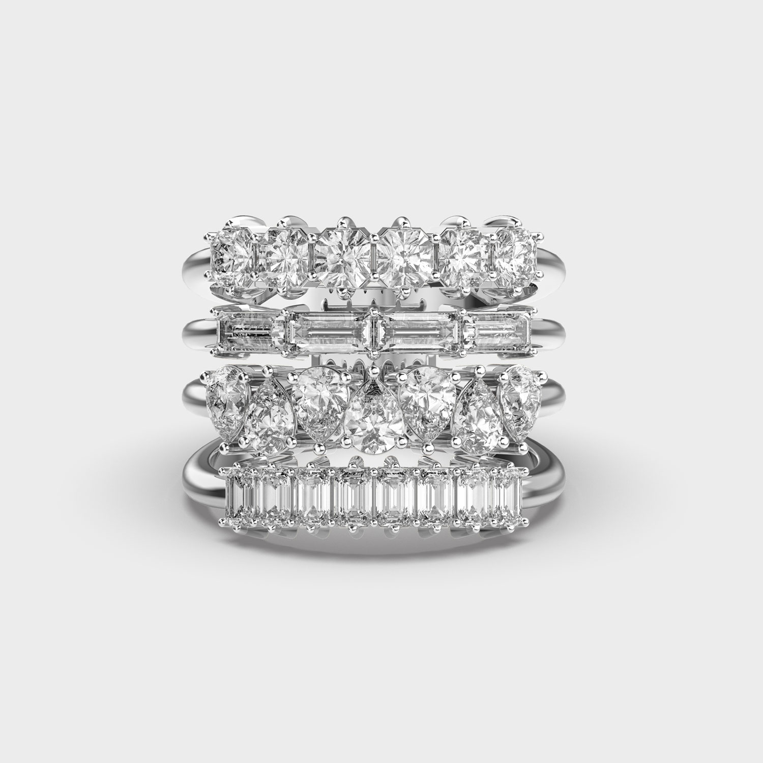 Affair In Twilight Cocktail Diamond Ring