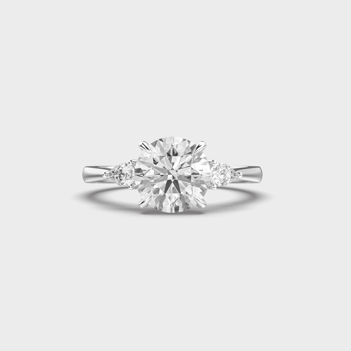 Story of Romance Solitaire Diamond Ring