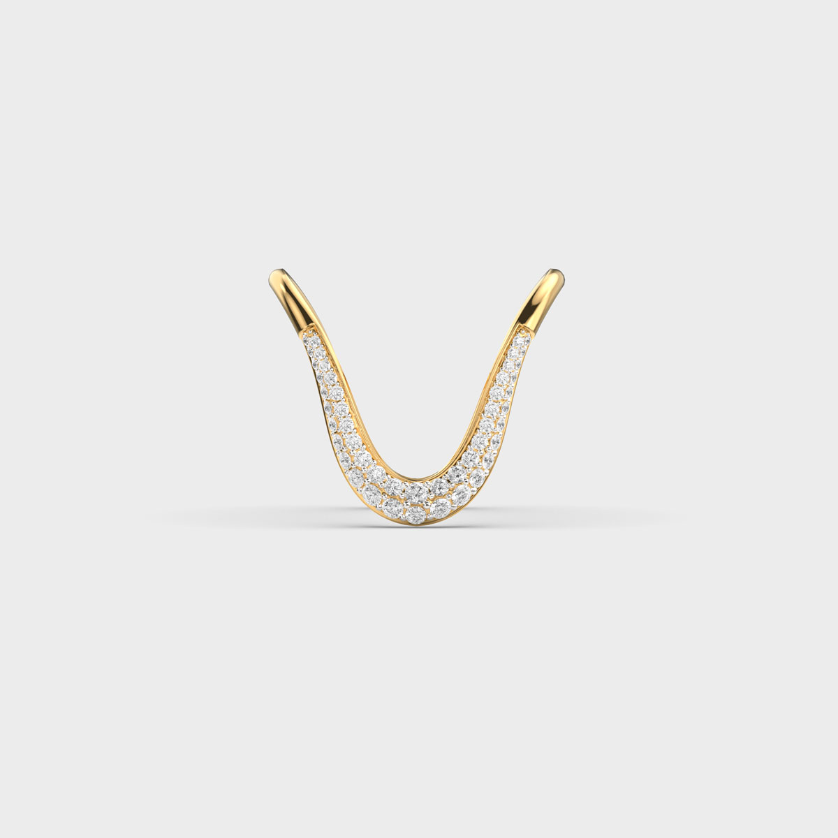 Sleek Shimmer Vanaki Diamond Ring