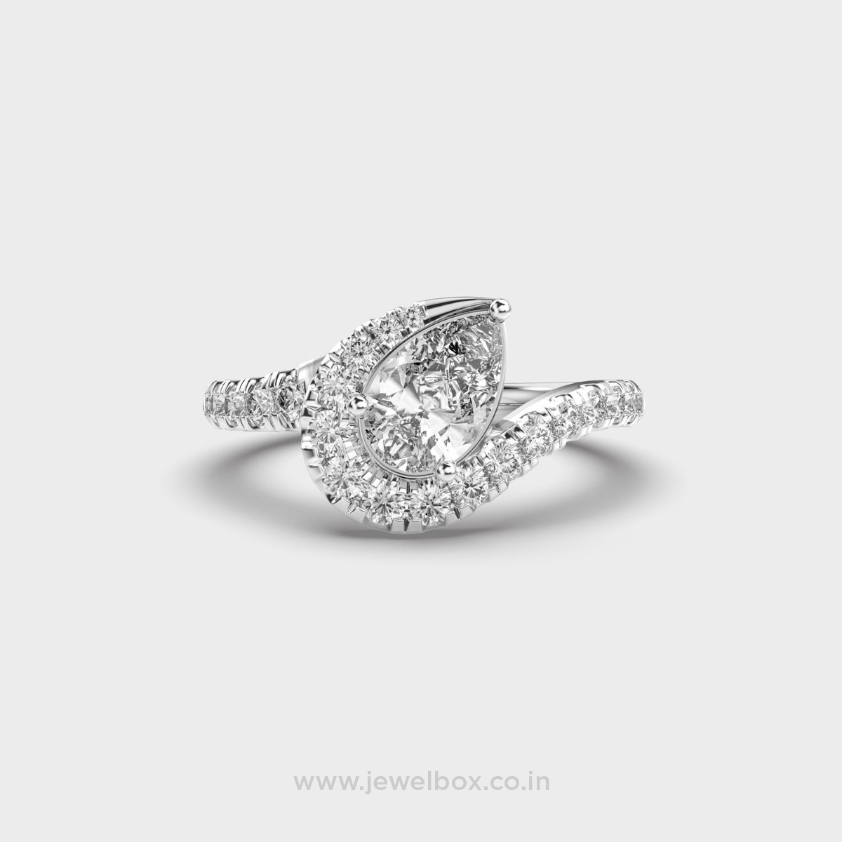 Lady Mary Pear Cut Diamond Ring
