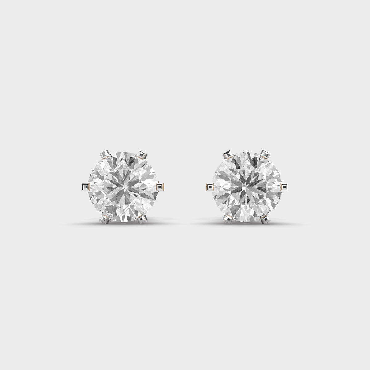 Classic Luce Stella Solitaire Diamond Studs