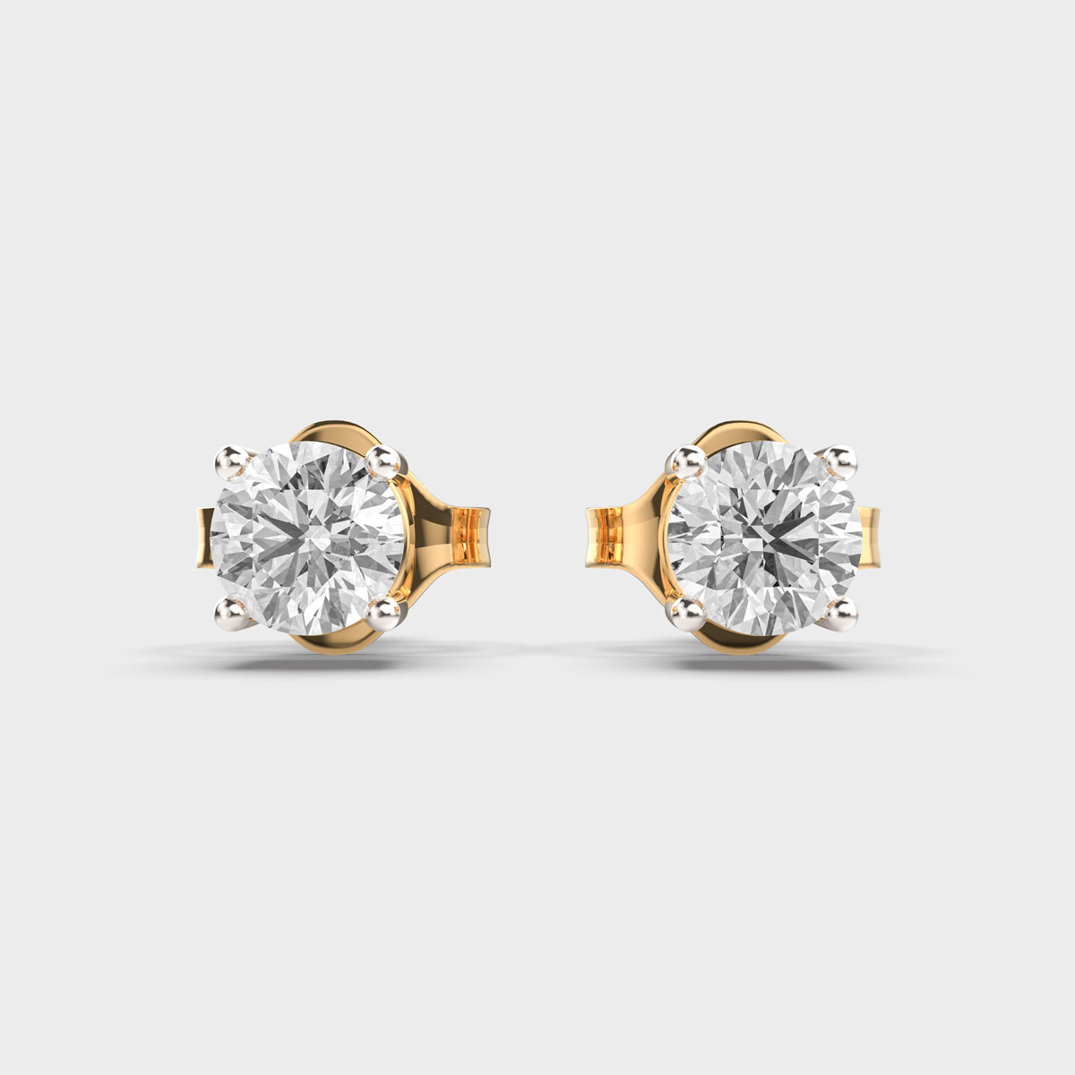 Little Shooting Star Diamond Ear Studs