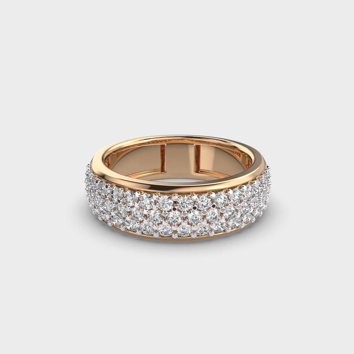 Infinite Diamond Cluster Band Ring