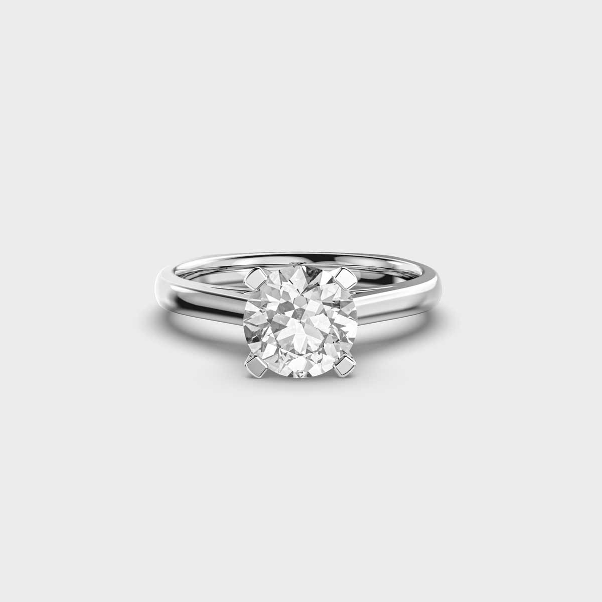 Queens Solitaire Diamond Ring For Women