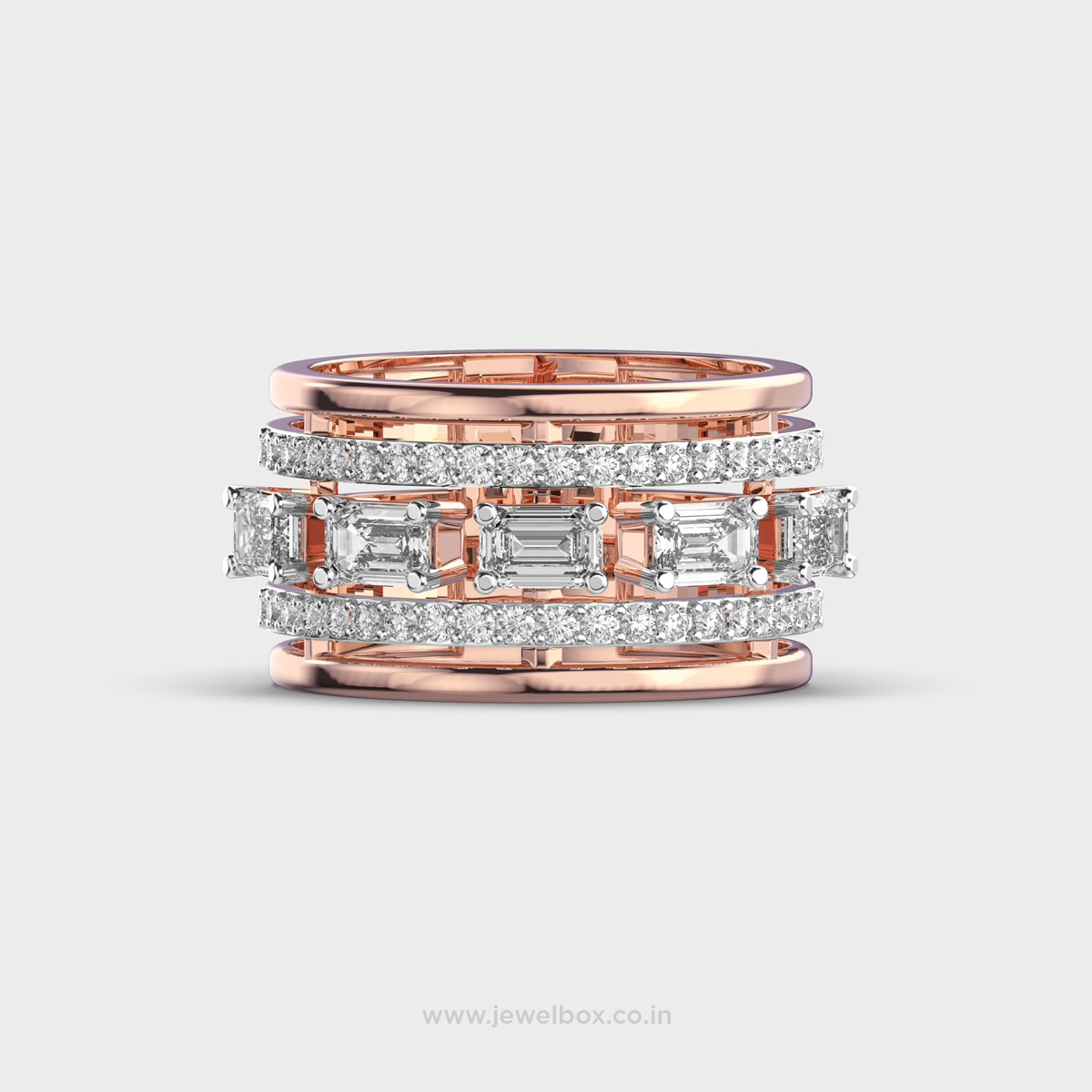 Chunky Diamond Statement Ring